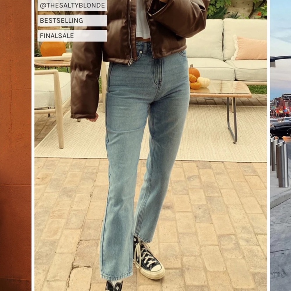 12th Tribe Blue Straight Jeans